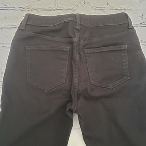 High-waisted Rhinestone Jeans